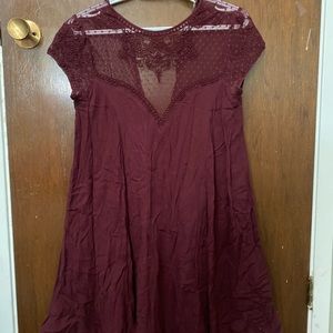 Kimchi Blue Burgundy dress